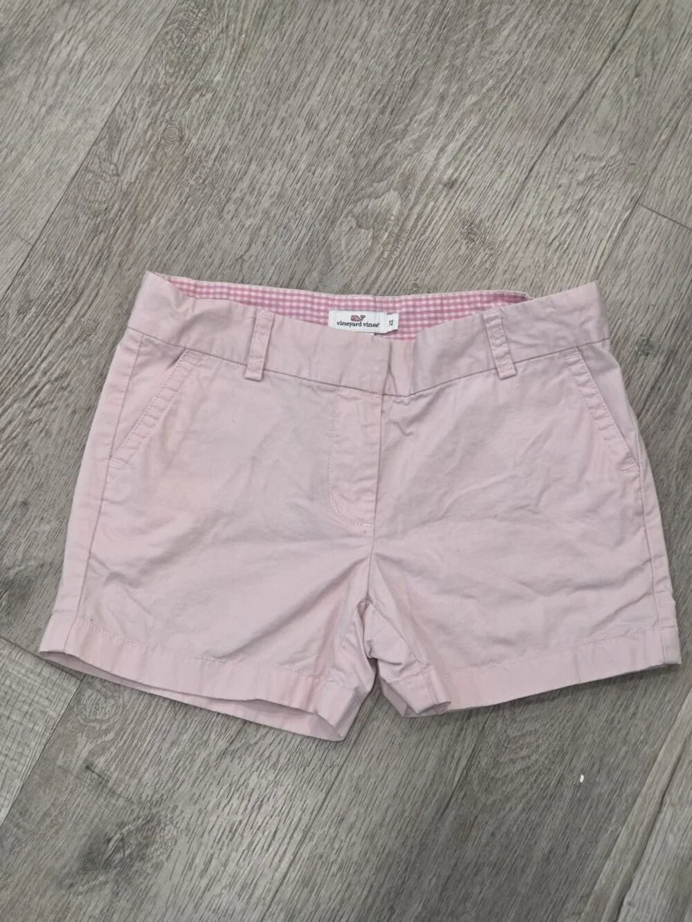 Vineyard Vines girls Pink Cotton Shorts Size 12 Casual Summer Style